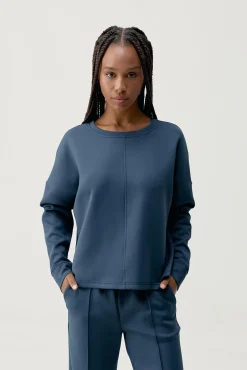 Born Living Yoga Sweatshirts-Sweatshirt desportiva Iniya Dark Grain cinzento