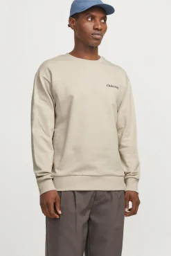 Jack & Jones Sweatshirts-Sweatshirt do Clube 1990 cinzento