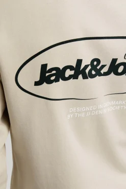 Jack & Jones Sweatshirts-Sweatshirt do Clube 1990 cinzento