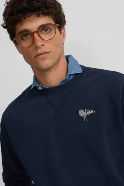 Silbon Sweatshirts-Sweatshirt do departamento de atletismo Azul