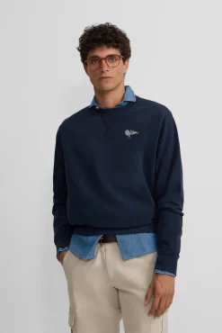 Silbon Sweatshirts-Sweatshirt do departamento de atletismo Azul