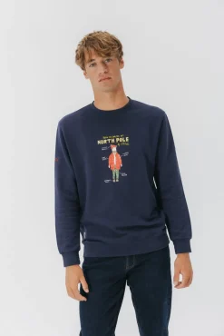 elPulpo Sweatshirts-Sweatshirt do Polo Norte Azul
