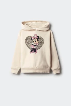 Springfield Kids Sweatshirts|T-Shirts-Sweatshirt e estampa de leopardo da Minnie para meninas. estampado