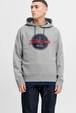 Jack & Jones Sweatshirts-sweatshirt e logo cinzento