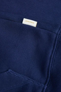 Jack & Jones PLUS Sweatshirts-Sweatshirt e logo capuz azul