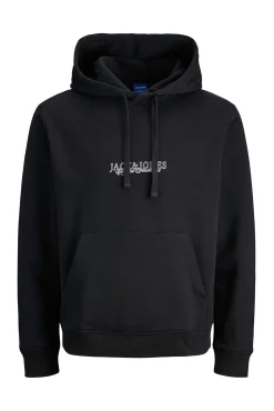 Jack & Jones PLUS Sweatshirts-Sweatshirt e logo capuz preto
