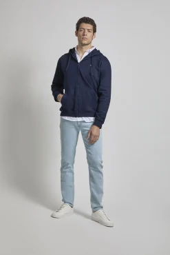 Street Monkey Sweatshirts-Sweatshirt escovado Azul