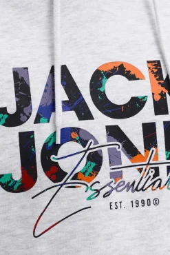 Jack & Jones Sweatshirts-Sweatshirt estampado de corte regular branco