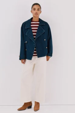 Cortefiel Sweatshirts-Sweatshirt estruturado riscas Granada