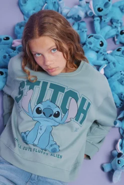 Springfield Kids Sweatshirts|T-Shirts-Sweatshirt feminino "Lilo & Stitch" verde