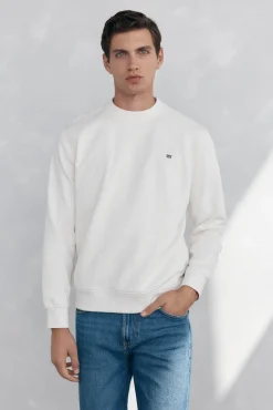 Pedro del Hierro Sweatshirts-Sweatshirt gola caixa Branco