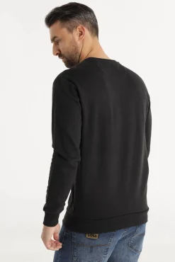 Lois Sweatshirts-Sweatshirt gola caixa preto