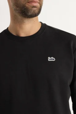 Lois Sweatshirts-Sweatshirt gola caixa preto