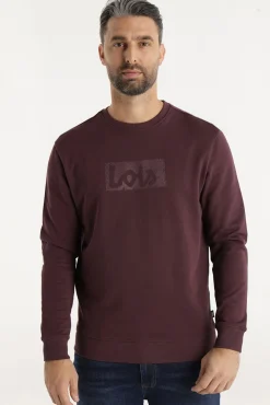 Lois Sweatshirts-Sweatshirt gola caixa estampado