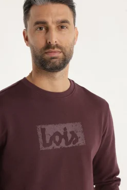 Lois Sweatshirts-Sweatshirt gola caixa estampado