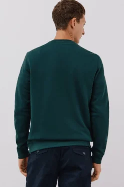 Cortefiel Sweatshirts-Sweatshirt gola caixa Verde