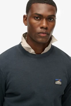 Superdry Sweatshirts-Sweatshirt Great Outdoors Emb RLXD azul