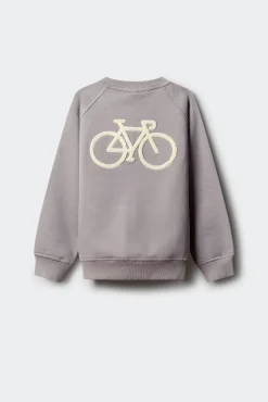 Springfield Kids Sweatshirts|T-Shirts-Sweatshirt infantil capuz para ciclismo cinzento