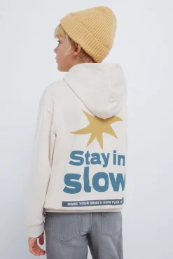 Springfield Kids Sweatshirts|T-Shirts-Sweatshirt infantil com capuz estampado