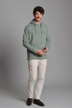 Cloking Sweatshirts-Sweatshirt lavado Verde