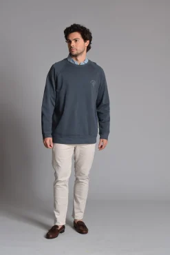 Cloking Sweatshirts-Sweatshirt lavado Azul