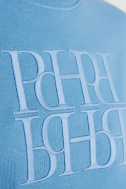 Pedro del Hierro Sweatshirts-Sweatshirt lisa algodão Azul