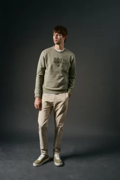 OOTO Sweatshirts-Sweatshirt logo bordado Verde