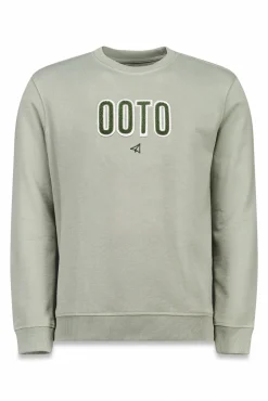 OOTO Sweatshirts-Sweatshirt logo bordado Verde