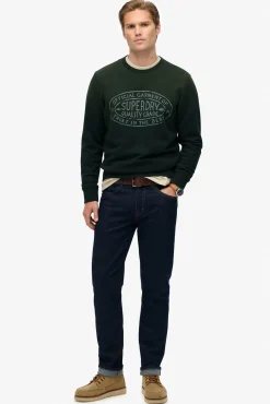 Superdry Sweatshirts-Sweatshirt logo estampado verde