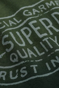 Superdry Sweatshirts-Sweatshirt logo estampado verde