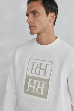 Pedro del Hierro Sweatshirts-Sweatshirt logo relevo Branco