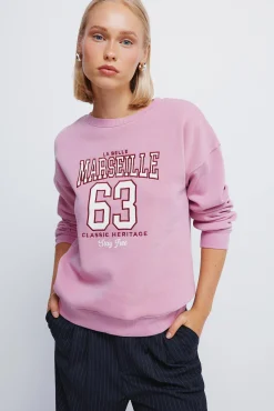 Springfield Sweatshirts-Sweatshirt "Marselha" rosa