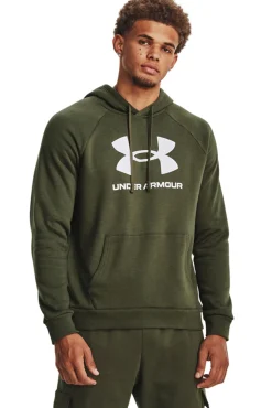 Under Armour Sweatshirts-Sweatshirt masculino de algodão estampado
