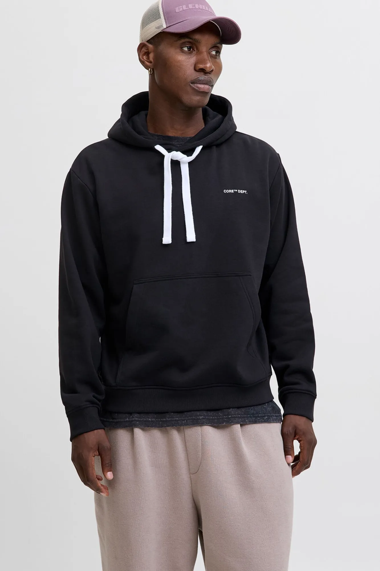 Jack & Jones Sweatshirts-Sweatshirt minimalista preto