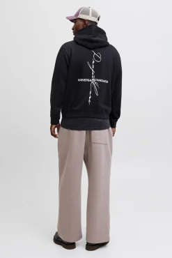 Jack & Jones Sweatshirts-Sweatshirt minimalista preto