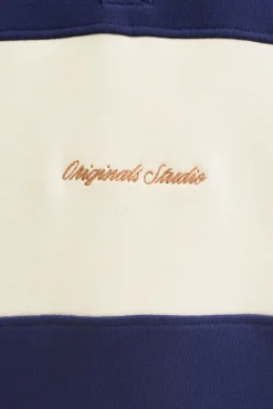 Jack & Jones Sweatshirts-Sweatshirt polo com listras azul