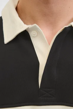 Jack & Jones Sweatshirts-Sweatshirt polo com listras preto