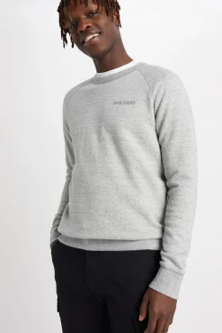 Dockers Sweatshirts-Sweatshirt regular fit Icon Cinzento