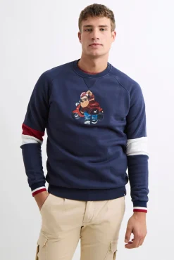 Williot Sweatshirts-Sweatshirt Sr. Willie ao Folho Azul
