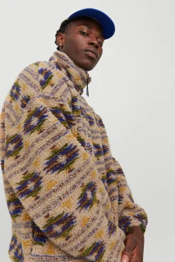 Jack & Jones Sweatshirts-Sweatshirt Teddy cinzento