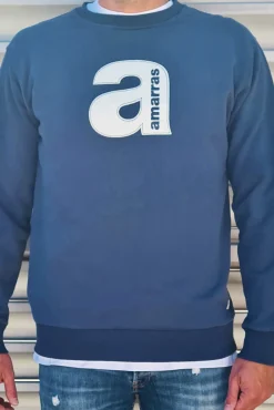 Amarras Sweatshirts-Sweatshirt Unissex Santa Lúcia Azul