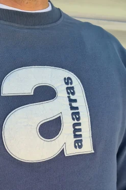 Amarras Sweatshirts-Sweatshirt Unissex Santa Lúcia Azul