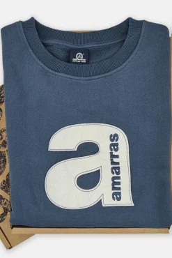 Amarras Sweatshirts-Sweatshirt Unissex Santa Lúcia Azul