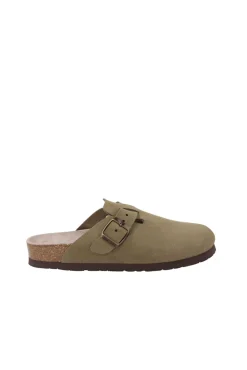 Genuins Tamancos-Tamanco de pele Verde