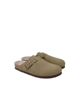 Genuins Tamancos-Tamanco de pele Verde