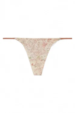 Women'secret Roupa Interior-Tanga de renda multicolorida estampado