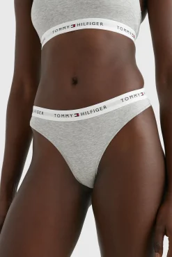 Tommy Jeans Roupa Interior-Tanga de renda Intrinsic cinzento