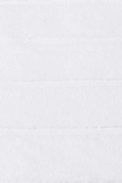 Textura Tapetes Para Casa De Banho-Tapete banho friso algodão egípcio 50 x 70 cm. branco