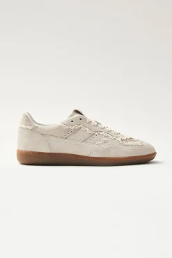 Alohas Sneakers-Tb.490 Pantufas de Couro Crochê Tostado