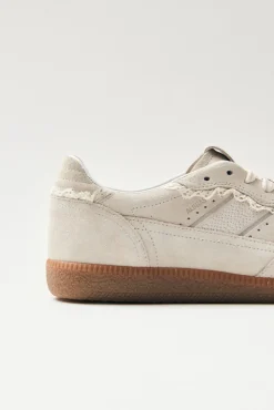 Alohas Sneakers-Tb.490 Pantufas de Couro Crochê Tostado